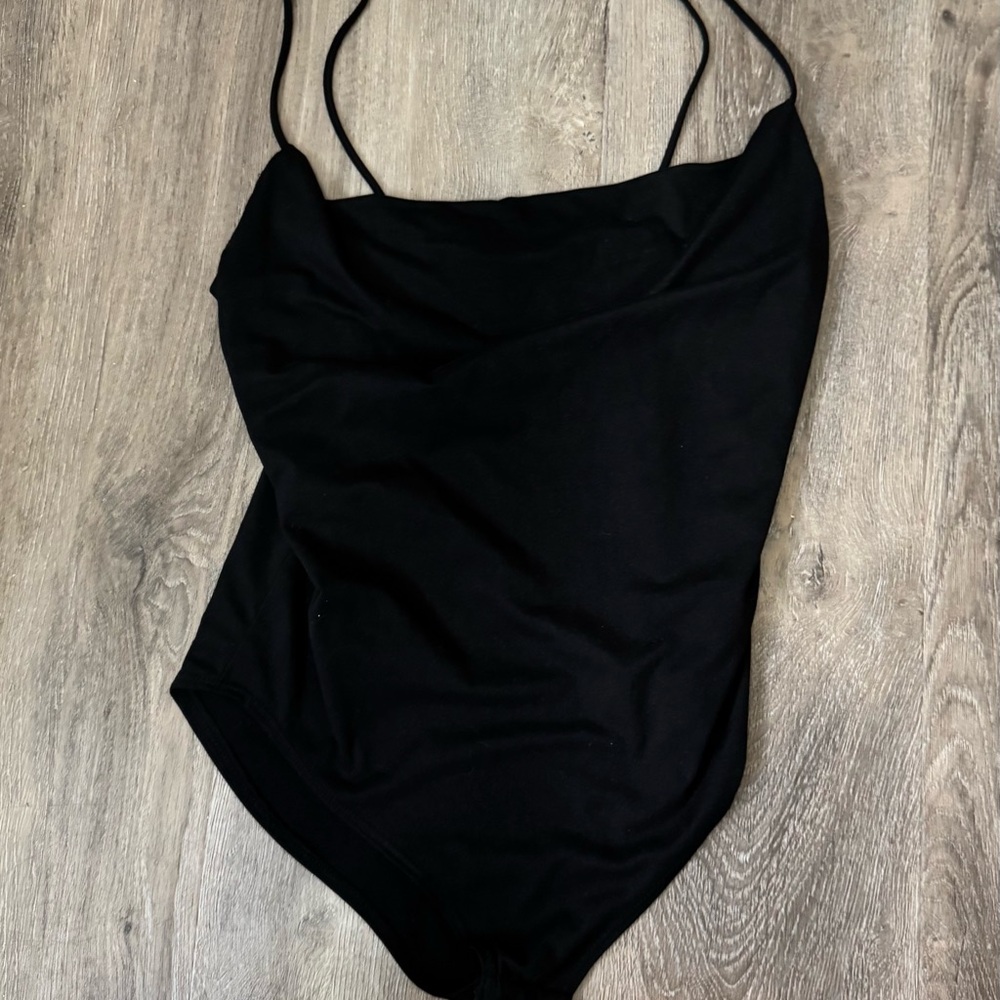 Gaze Black Bodysuit
